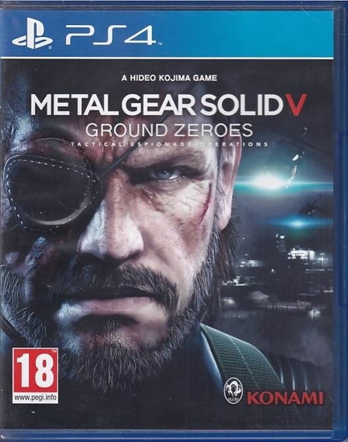 Metal Gear Solid - Ground Zeroes - PS4 (B Grade) (Genbrug)